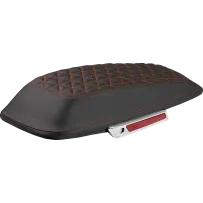 Cubiertas para tapas de alforjas Tri-Gripper — 3" Alto, 26" Largo, 11" Ancho, Negro/Naranja