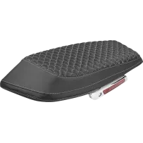 Cubiertas de tapa para alforjas Dragon Scale — Negro, 66 cm largo × 28 cm ancho × 3" alto, Par