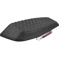 Cubiertas para tapas de alforjas — 66 cm × 28 cm × 76.2 mm, compatible con Roadsofa y Step-Up, Negro