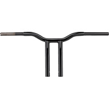 One-Piece Kage Fighter Handlebar — 1-1/4" diameter, 12" rise, 32-1/2" width, Gloss Black