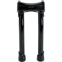 Murdock Handlebar Risers — 10" rise, 25.4 mm clamp, Black