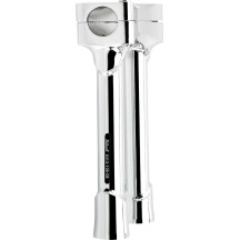 Murdock O/S Elevadores — abrazadera 1-1/8", elevación 8", cromo