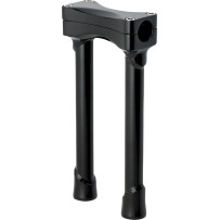 Murdock O/S Elevadores — abrazadera 1-1/8", elevación 10", negro satinado