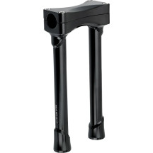 Murdock O/S Elevadores — abrazadera 1-1/8", elevación 10", negro satinado