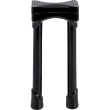 Murdock O/S Elevadores — abrazadera 1-1/8", elevación 10", negro satinado