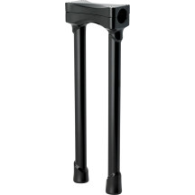 Murdock O/S Elevadores de manillar — abrazadera 1-1/8", elevación 14", negro satinado