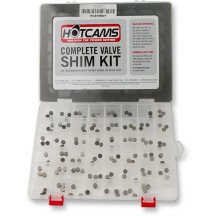 Complete Valve Shim Kit — 1.20–3.50 mm valve shims, 7.48 mm OD