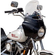 Flare® Windshield for Road Warrior Fairing — 38 cm (15"), Clear