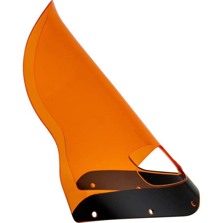 Kolor Flare® Windshield for Road Warrior Fairing — 38 cm, Orange