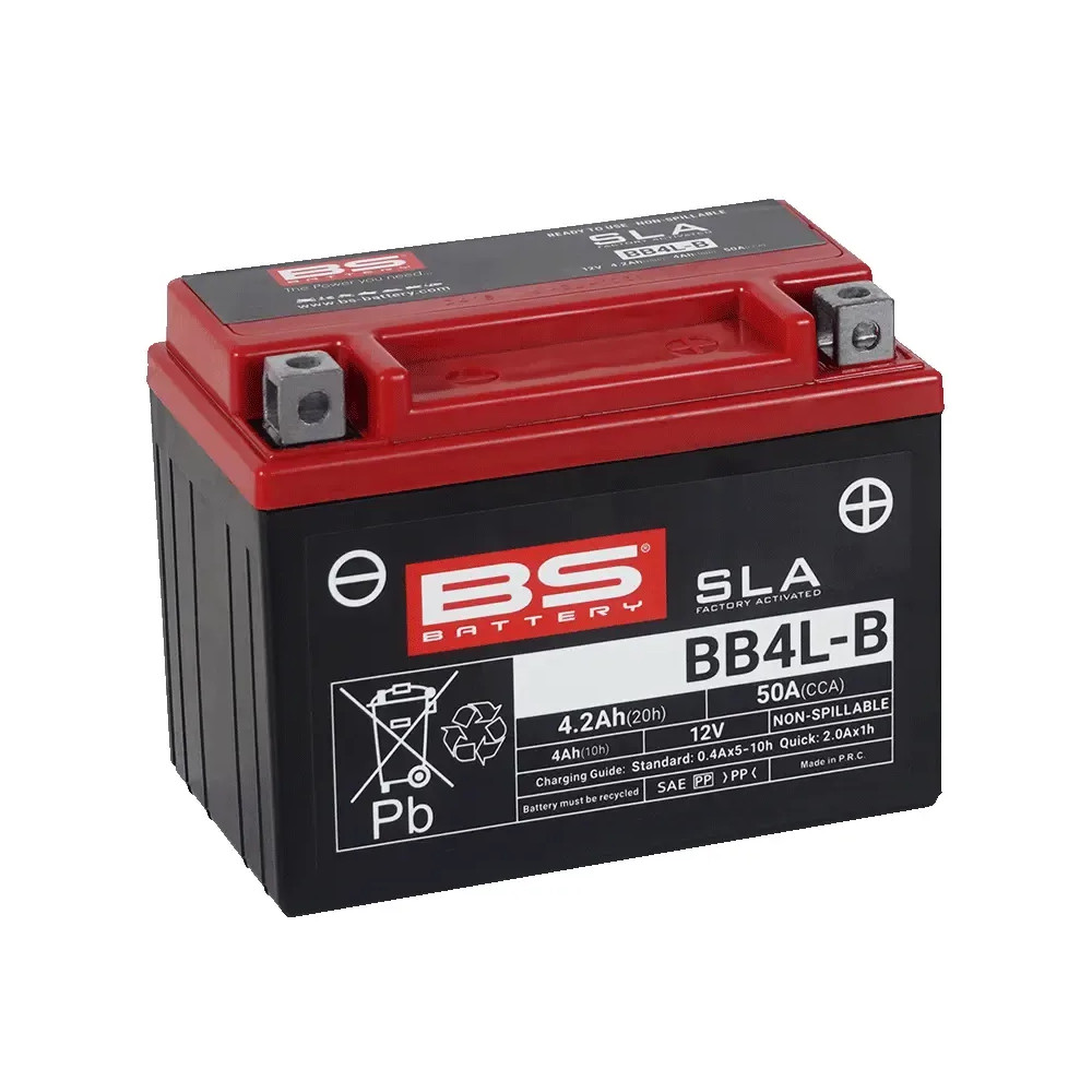 SLA Factory-Activated AGM Maintenance-Free Batteries — 12V 4Ah, 120×70×92 mm