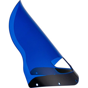 Kolor Flare® Windshield for Road Warrior Fairing — Blue, 38 cm (15")