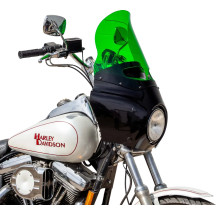 Kolor Flare® Windshield for Road Warrior Fairing — Green, 38 cm (15")