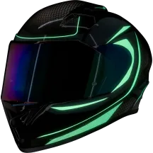 Talon Nighthawk Helmet — Gloss, Gray, White, Black, L