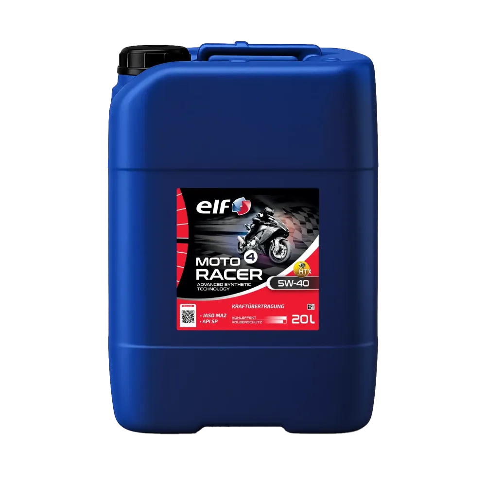 Moto 4 Racer 5W-40 ADV SYN Oil — 20 L (5.3 US gal.)