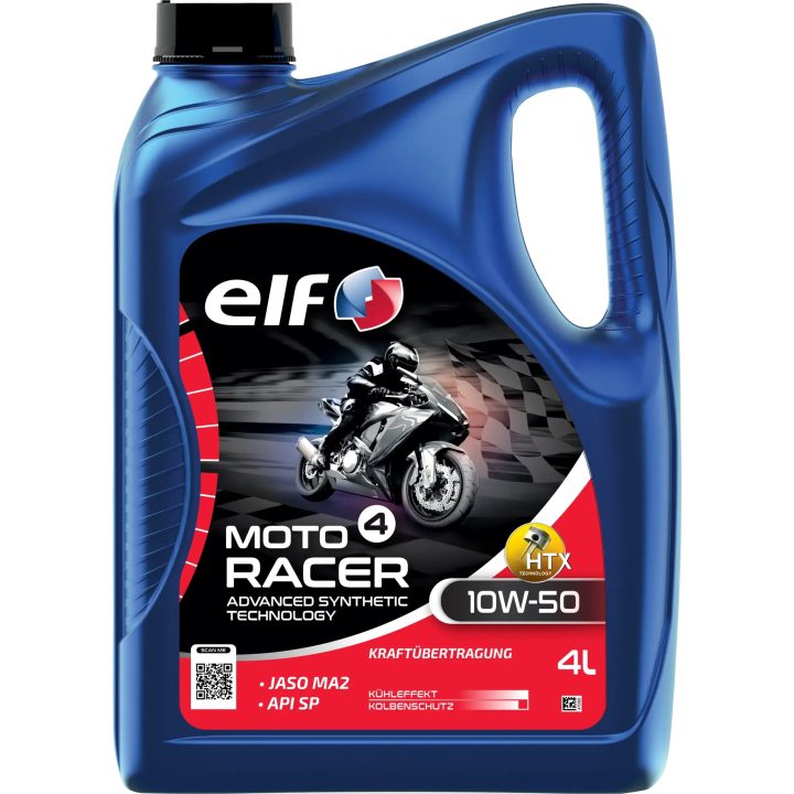 Moto 4 Racer 10W-50 ADV SYN Oil — 10W-50, 4 L