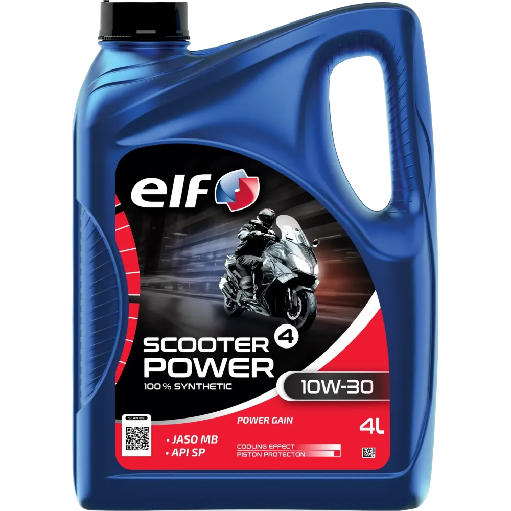 Scooter 4 Power 10W-30 SYN Oil — 4 L, 4-stroke