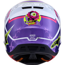 Casco S-M7 Blaster — XS, morado, rosa, blanco