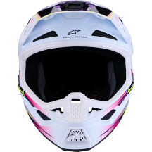 Casco S-M7 Blaster — XS, morado, rosa, blanco