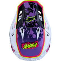 Casco S-M7 Blaster — XS, morado, rosa, blanco