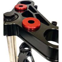 Polyurethane Riser Bushing Kit — Red, Gloss