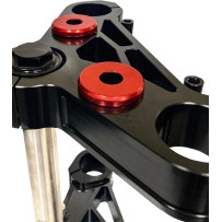 Polyurethane Riser Bushing Kit — Red, Gloss