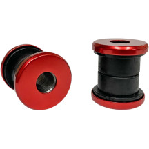 Polyurethane Riser Bushing Kit — Red, Gloss