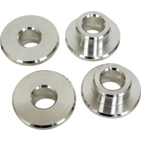 Solid Riser Bushing Kit — Silver, raw finish