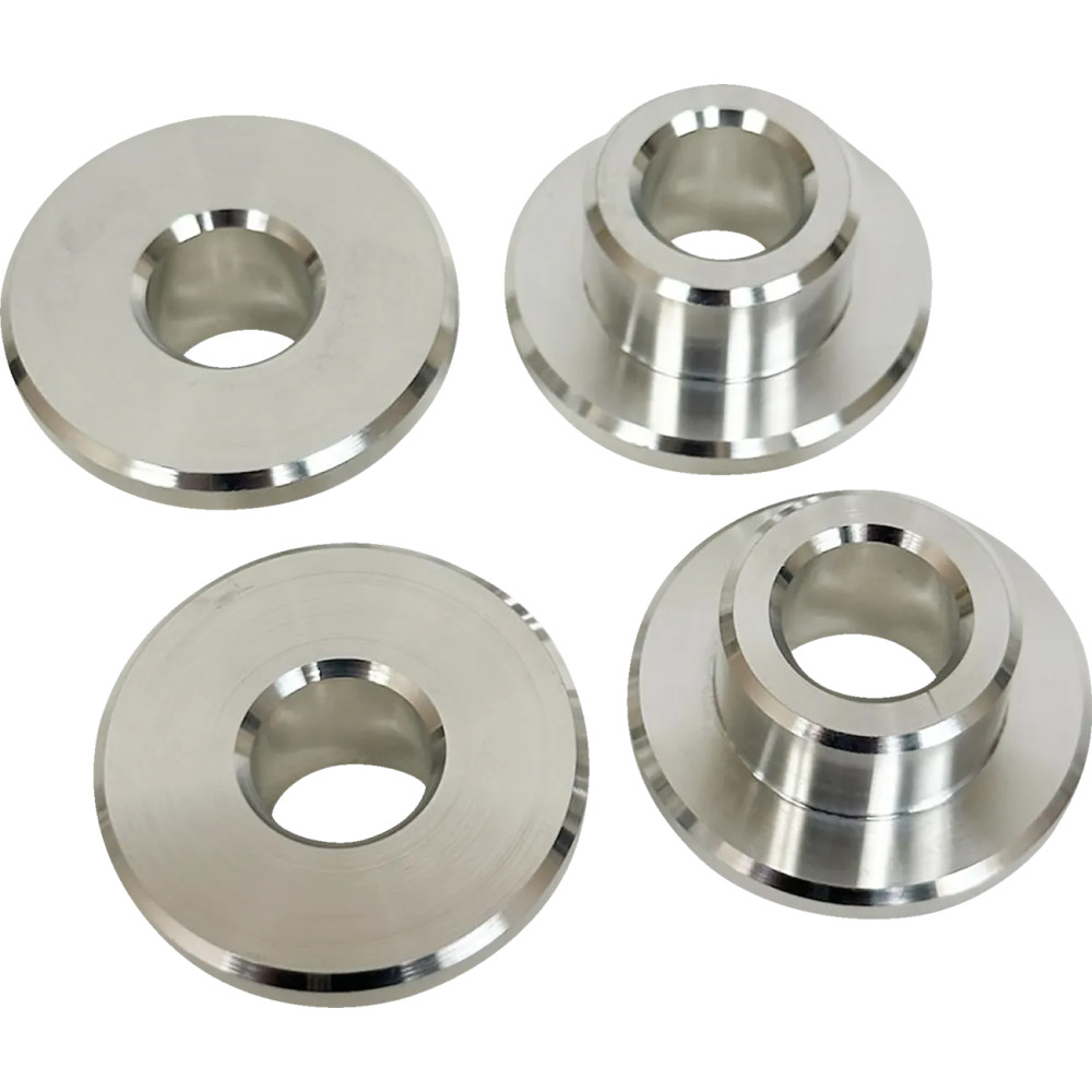 Solid Riser Bushing Kit — Silver, raw finish