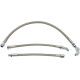 Stainless Steel Braided Oil Line Kit — 3-Line Kit, Chrome