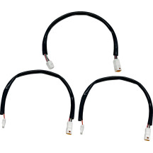 Handlebar Wire Harness Extension — 14" (35.5 cm), Harley-Davidson®, Black