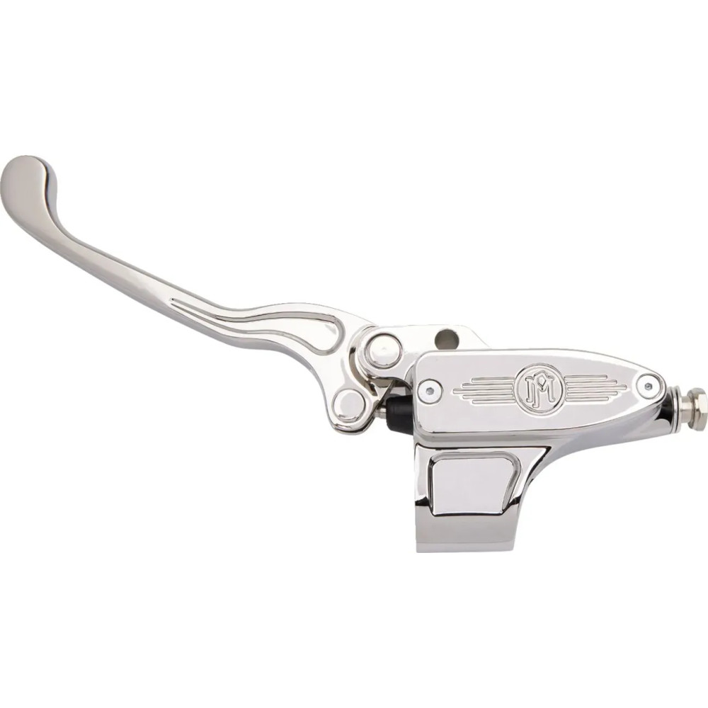 Contour Billet Clutch Control — 11/16" bore, left mount, chrome