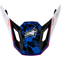 SM7 Helmet Visor — Gloss, Black, Blue, Red, White