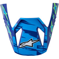 SM3 Helmet Visor — Alpinestars SM3, One Size, Blue/Pink/Yellow