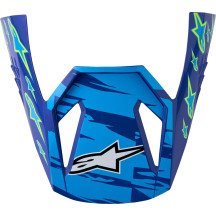 Youth SM3 Helmet Visor — Youth, One Size, SM3, Falcon, Blue/Pink/Yellow