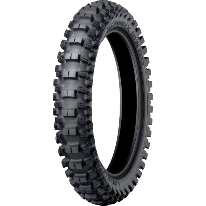 Neumático Geomax MX54 — 90/100-14, trasero, flanco negro, 49M, tubo