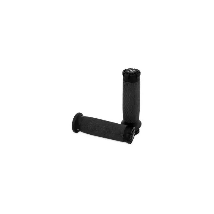 Puños Hawk — manillar de 1", negro, throttle-by-wire