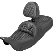 Roadsofa™ Seat — Black, Gray, with Driver Backrest