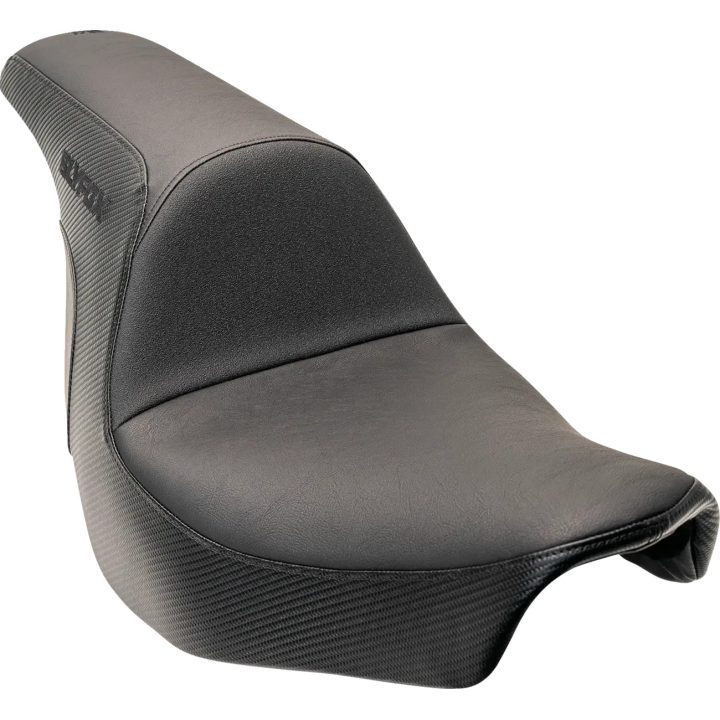 Asiento Lowrider Drifter — Negro, 32 cm de ancho del asiento del piloto, 72,5 cm de longitud total