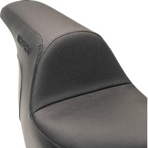 Asiento Lowrider Drifter — Negro, 32 cm de ancho del asiento del piloto, 72,5 cm de longitud total