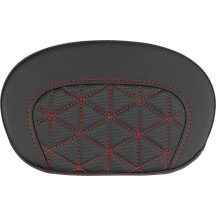 Mini Contour Sissy Bar Pad — 16.5 cm, 26.5 cm, Black/Red