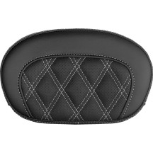 Mini Contour Sissy Bar Pad — 16.5 cm x 26.5 cm, Black/White