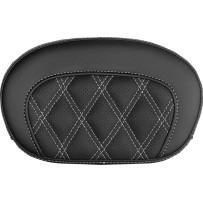 Mini Contour Sissy Bar Pad — 16.5 cm x 26.5 cm, Black/White