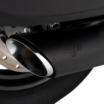 Silencioso Slip-On Twin Slash — Negro, 4"