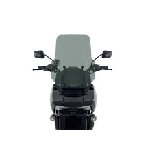 Windscreen Caponord HD Pan America — 51 cm, 43 cm, Smoke, 4 mm, Detachable