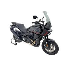 Windscreen Caponord HD Pan America — 51 cm, 43 cm, Smoke, 4 mm, Detachable