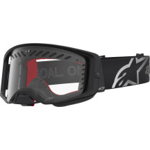 Gafas Supertech Dura Air Fluid — Negro, Plata, lente transparente