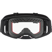 Gafas Supertech Dura Air Fluid — Negro, Plata, lente transparente