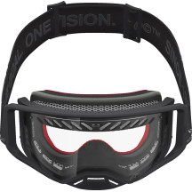 Gafas Supertech Dura Air Fluid — Negro, Plata, lente transparente