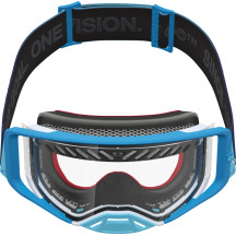 Gafas Alpinestars Supertech Dura Air Fluid — Azul degradado, lente transparente, ventiladas