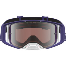 Gafas Supertech Atrox — morado/blanco, lente espejada plata